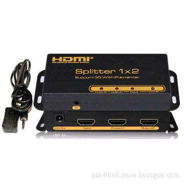 HDMI Splitter 1x2 with IR remote